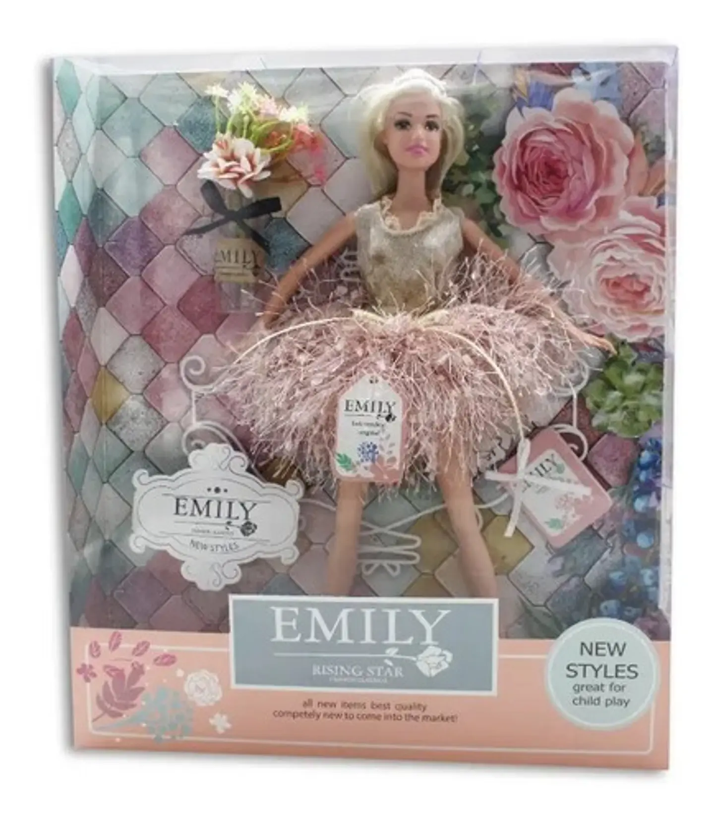 Muñeca Emily  Articulada Fashion Classics Estilos Surtidos 5