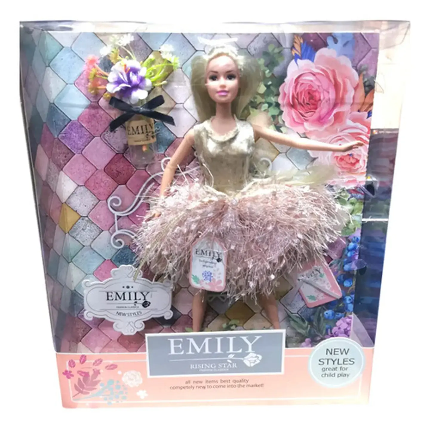Muñeca Emily  Articulada Fashion Classics Estilos Surtidos 6