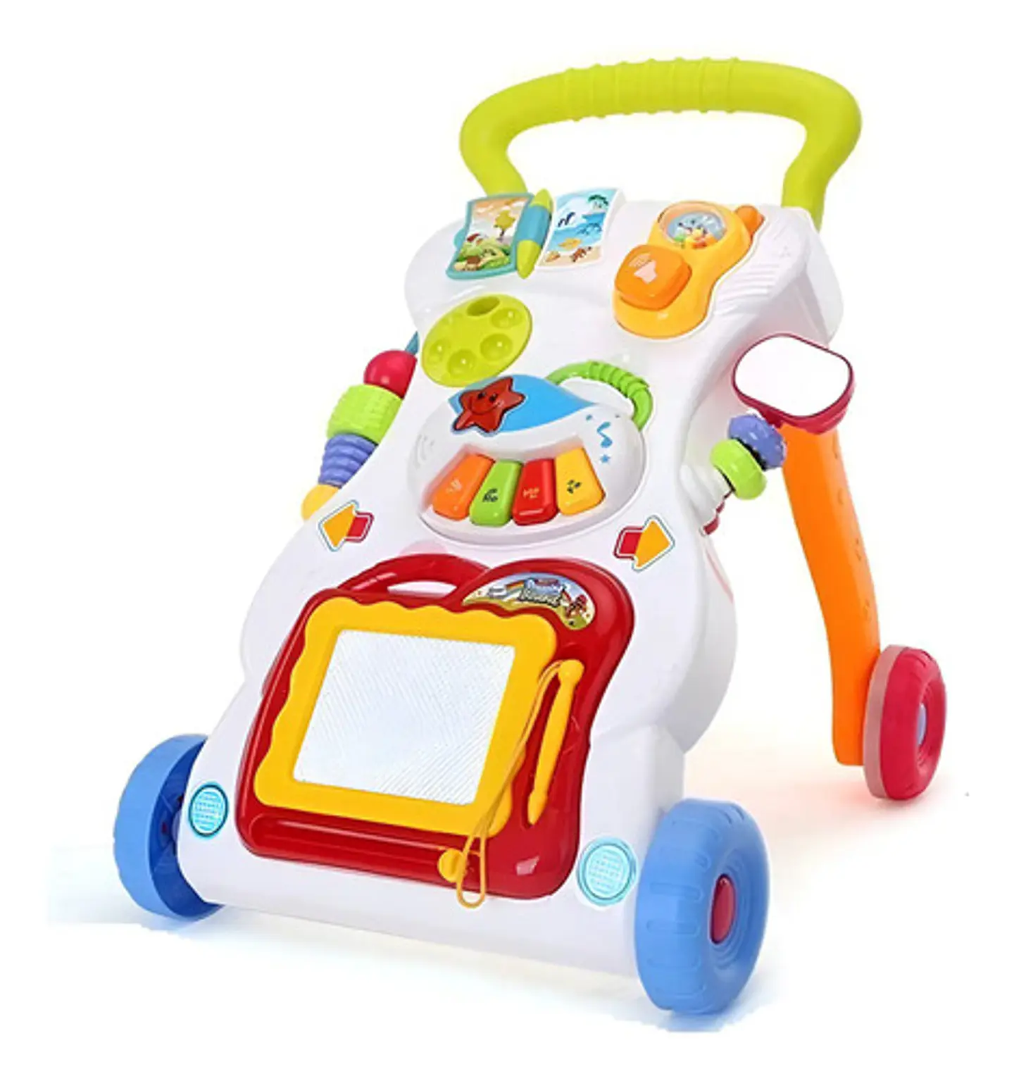 Andadera Caminador Con Piano Tablero Educativo Bebes He0801 1