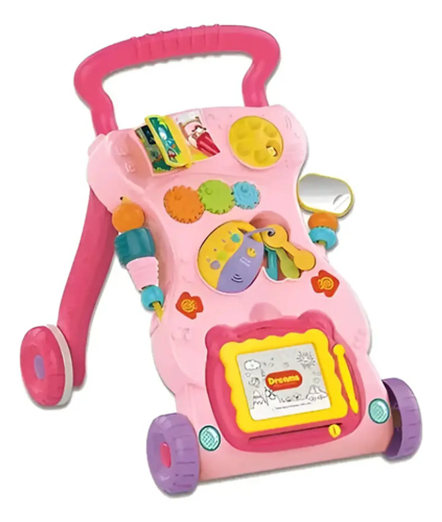 Andadera Caminador Con Piano Tablero Educativo Bebes He0801 4