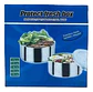 5 Bowls Acero Inoxidable Imperial Home Con Tapa Plateados Plateado - Miniatura 3