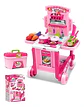 Cocina De Juguete Kitchen Little 006-927 Rosada Con Luz Sonido Accesorios Rosado - Miniatura 1