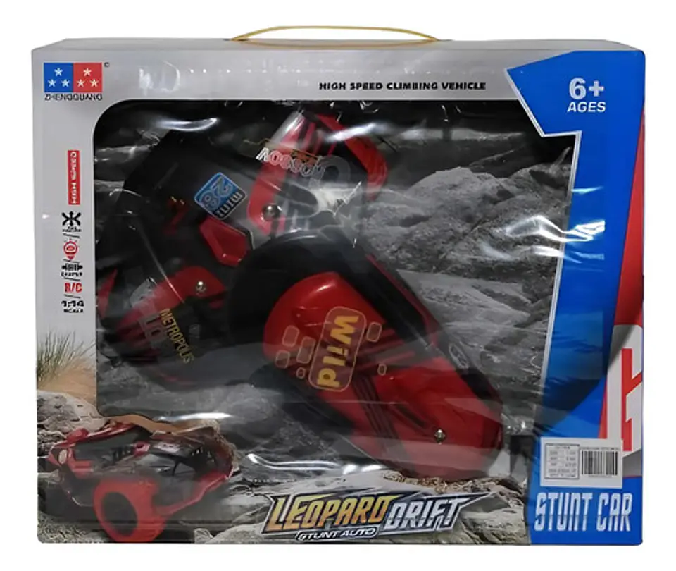 Carro Control Remoto Leopard Drift Stunt Auto Escala 1:14 1