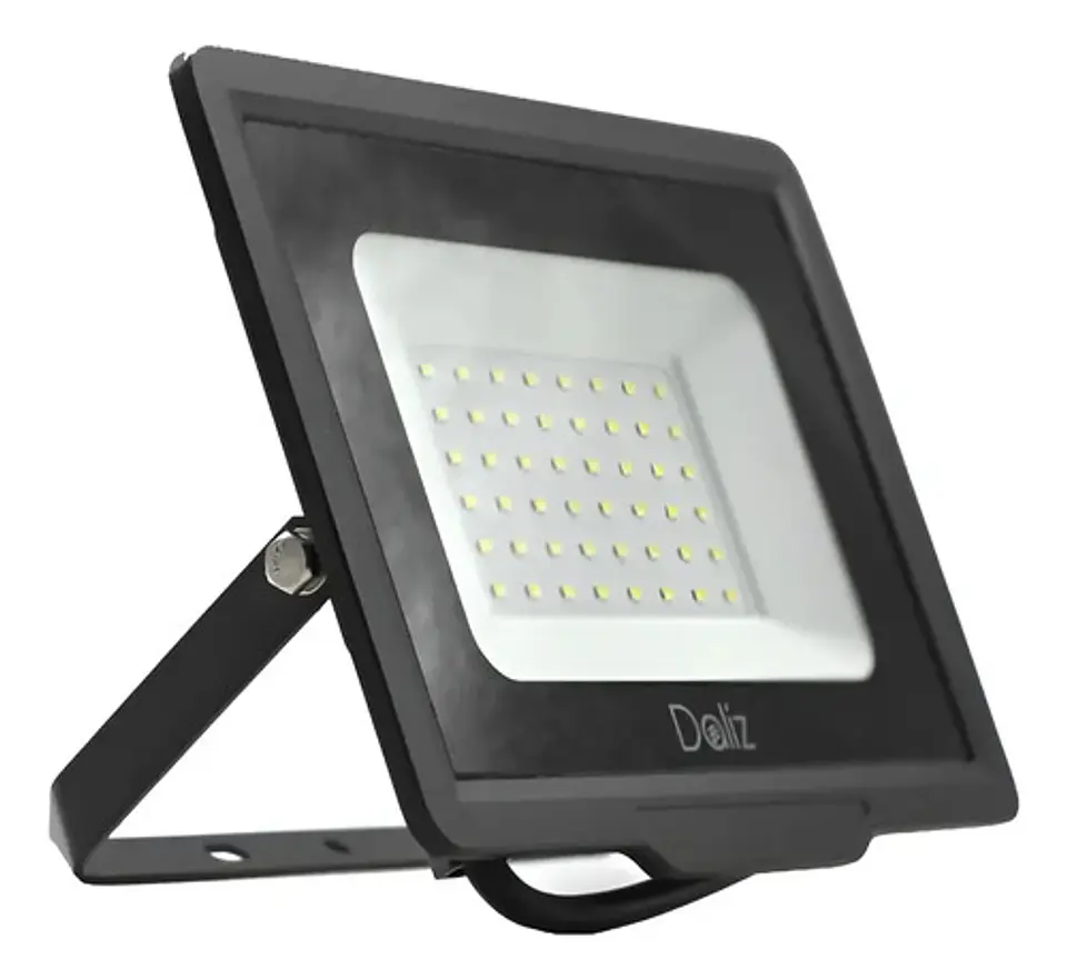 Reflector Led 50w Luz Fría Blanca 6500k Para Exterior 1408 1