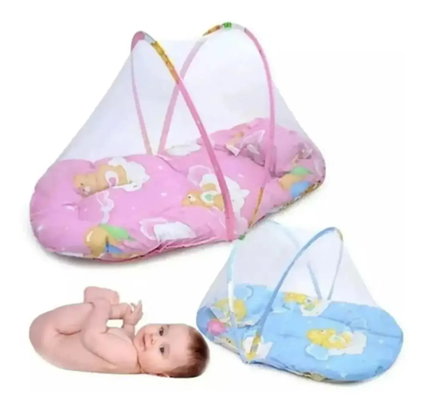 Mosquitero Toldillo Portátil Pequeño Estampado Bebe Niños  4