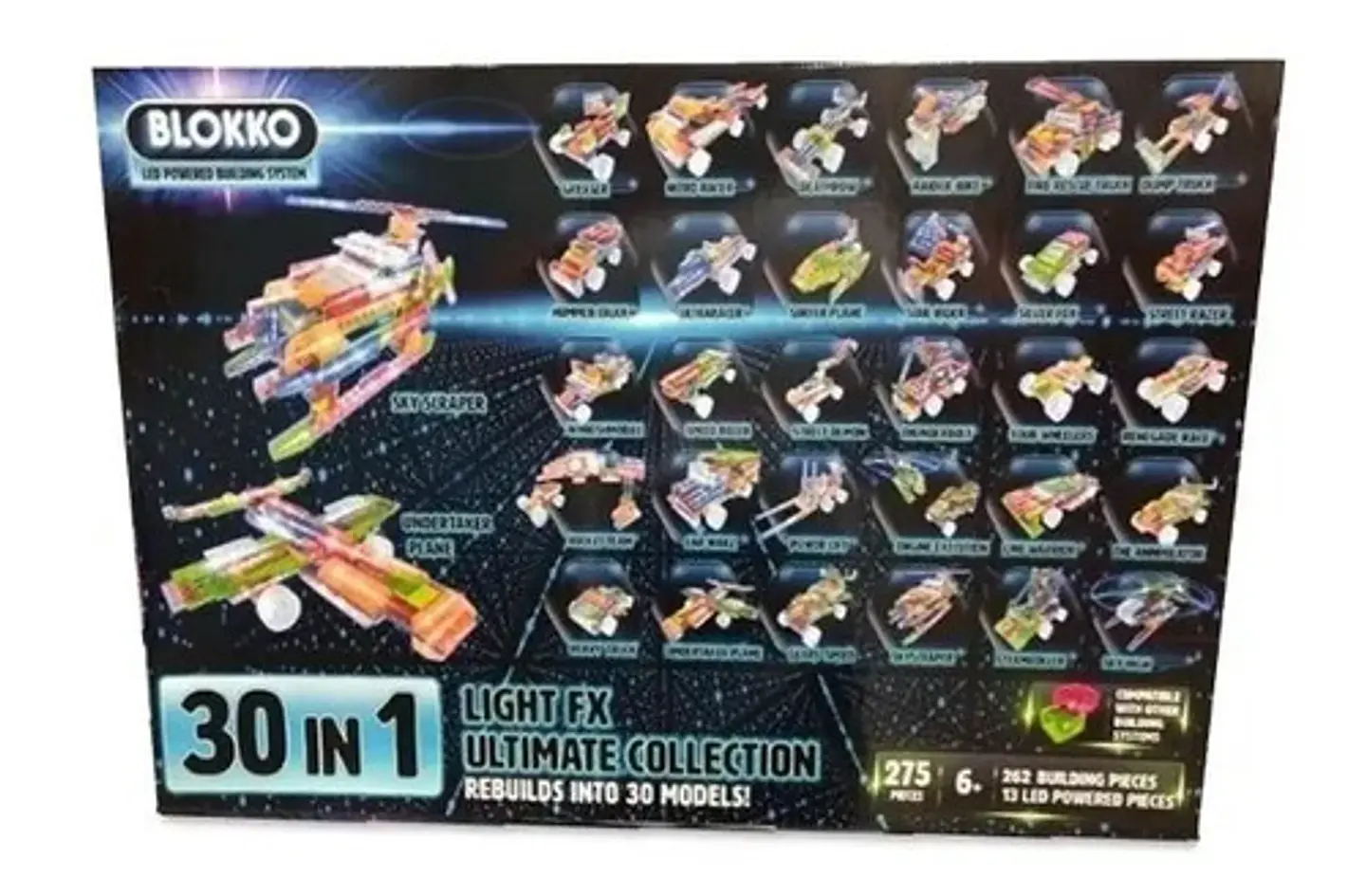 Bloques de Construcción Blokko Light FX con 275 Piezas 4