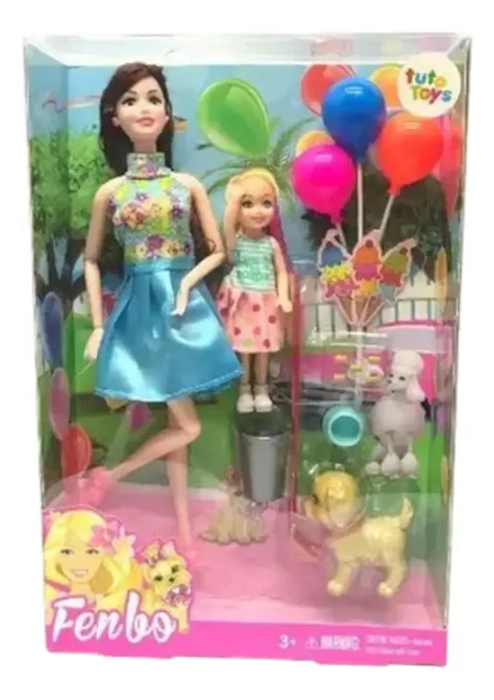 Muñeca Fenbo 30cm Profesiones Surtida Con Accesorios 14