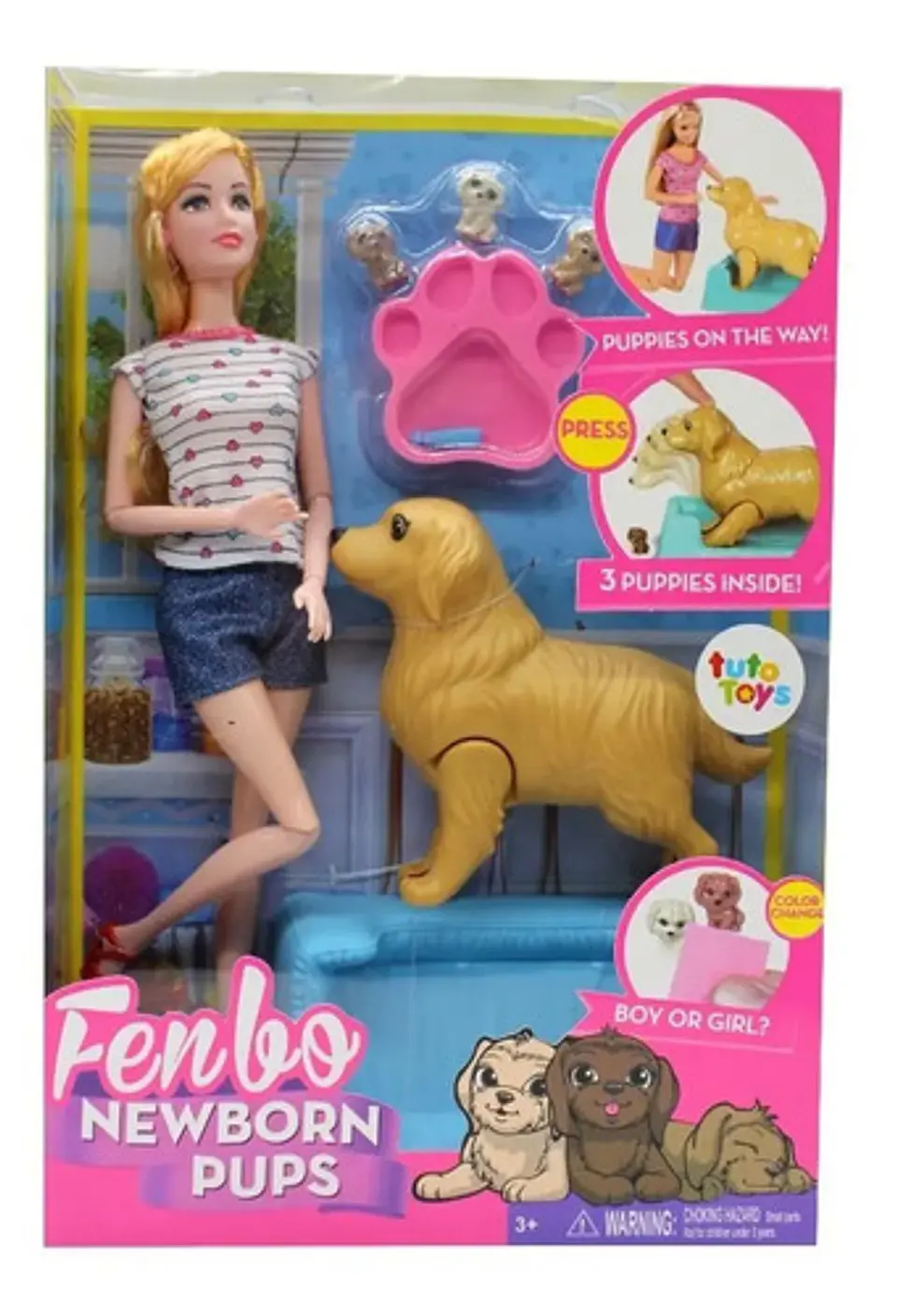 Muñeca Fenbo 30cm Profesiones Surtida Con Accesorios 15