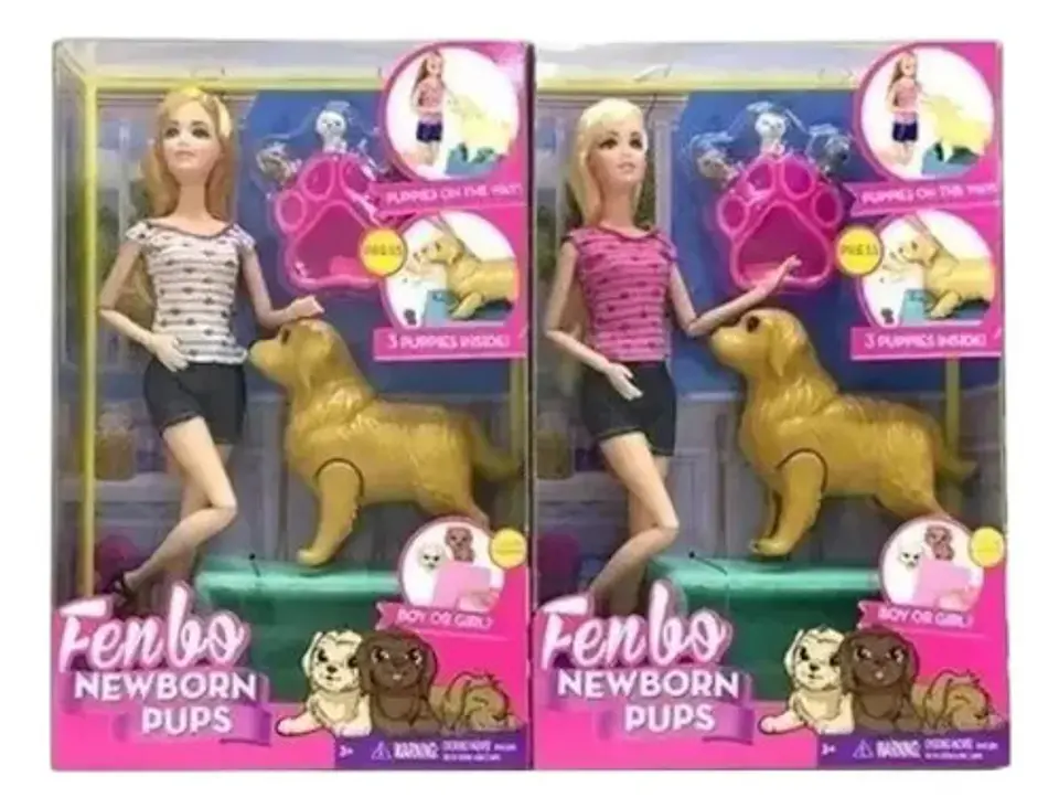 Muñeca Fenbo 30cm Profesiones Surtida Con Accesorios 17