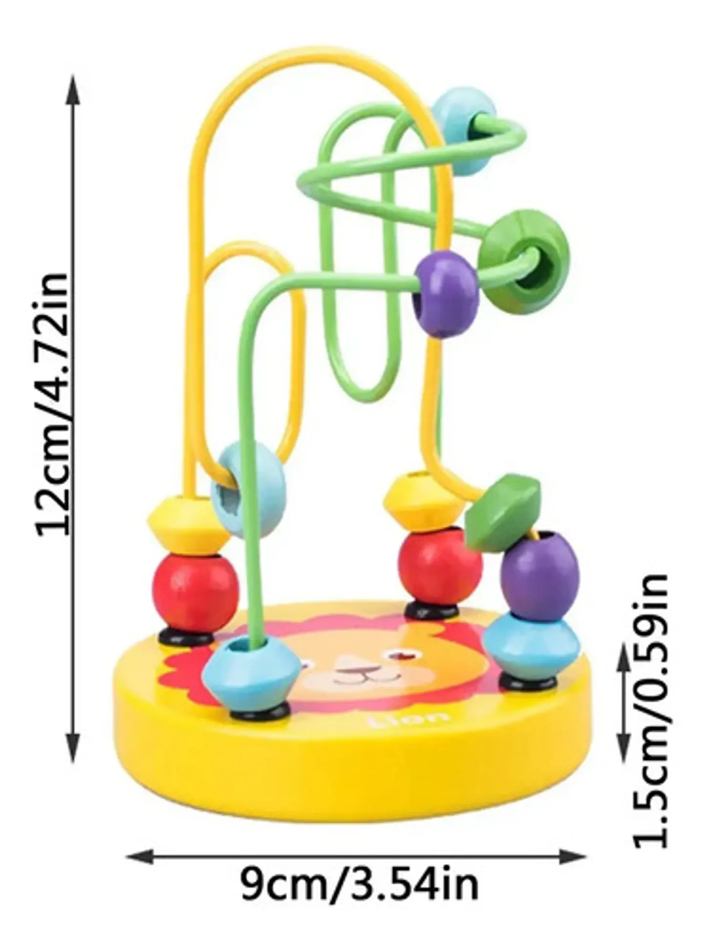 Juego Laberinto Animales De Madera Didáctico Niños Kabi-0009 9