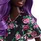 Barbie Fashionista Morena Con Pelo Morado Mattel Fxl58 - Miniatura 3