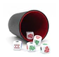 Cacho Yahtzee Juego De Mesa 4 Tatucos  Paño + 20 Dados Poker - Miniatura 8