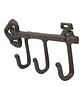 Gancho Llaves Metal Forjado Garden Jardin Deco Rectangular Elegante - Miniatura 2