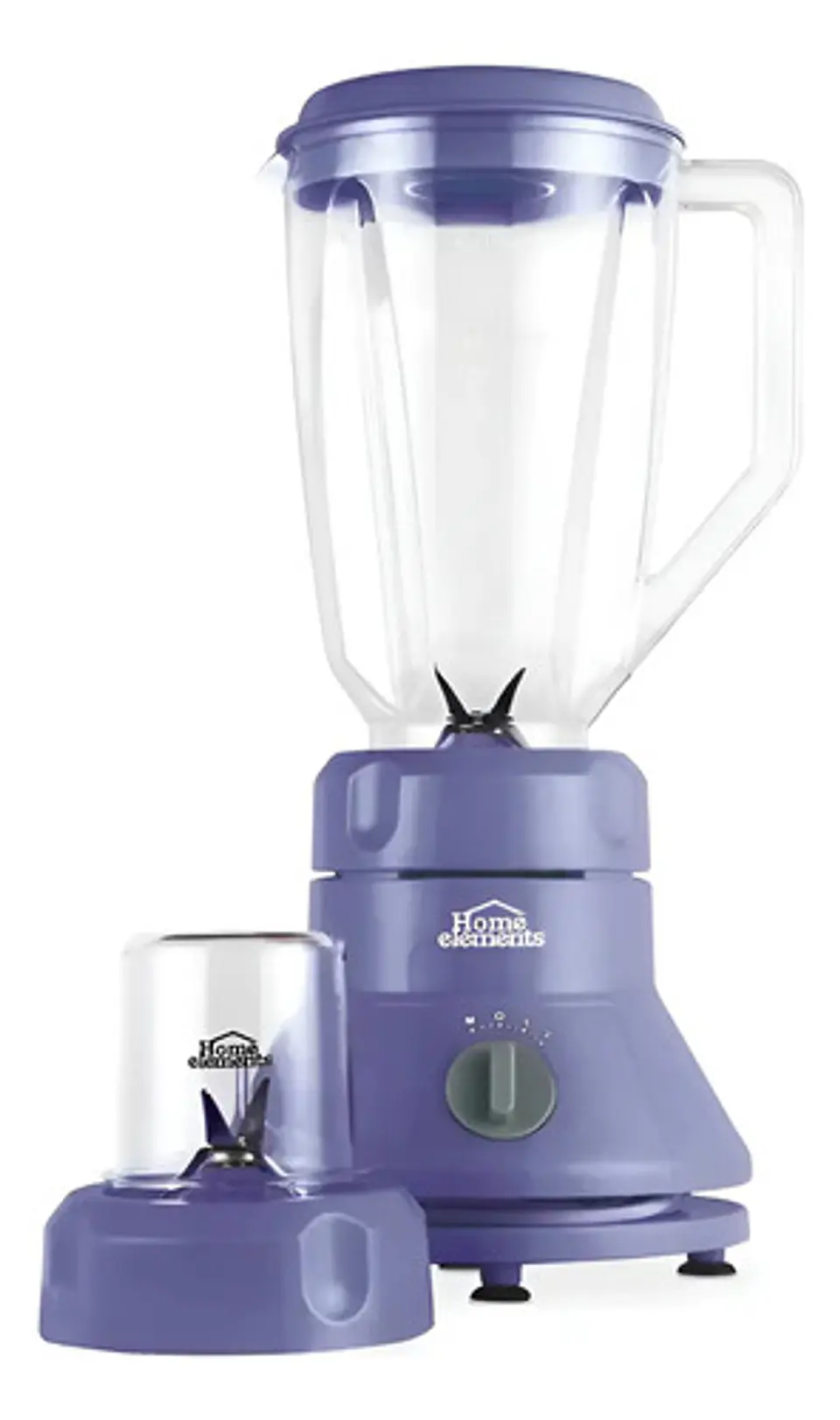 Licuadora Con Pica Todo 2 Velocidades + Pulso Home Elements 9
