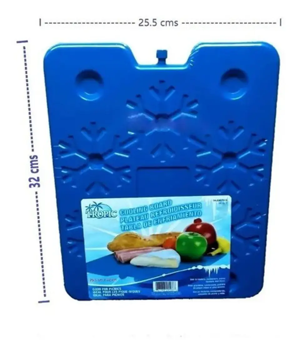 Tabla Enfría Alimentos Hielera Hielo Nevera Camping 3