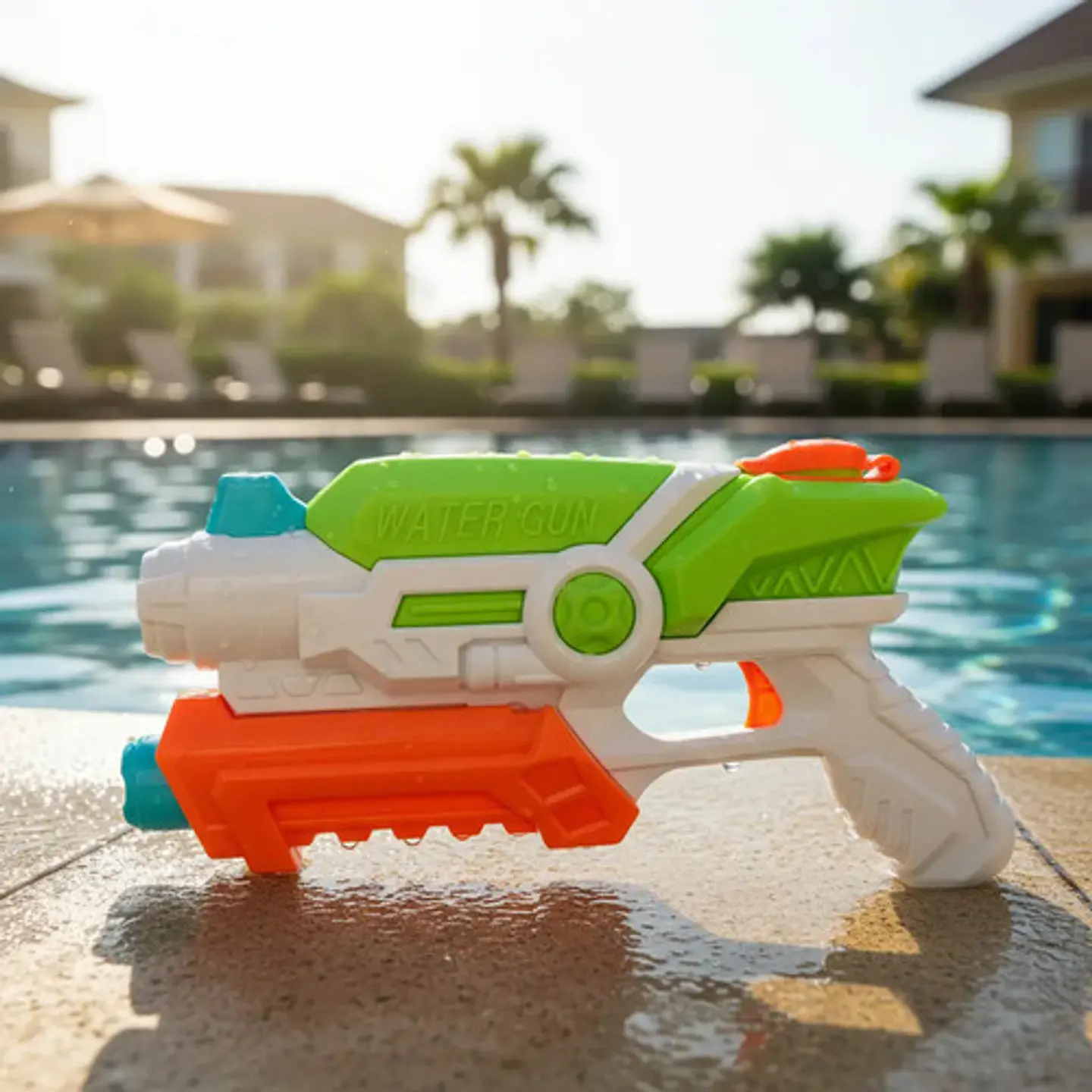 Lanzador Pistola  Agua 30 A 35cm Water Gun Piscina Vacacione 6
