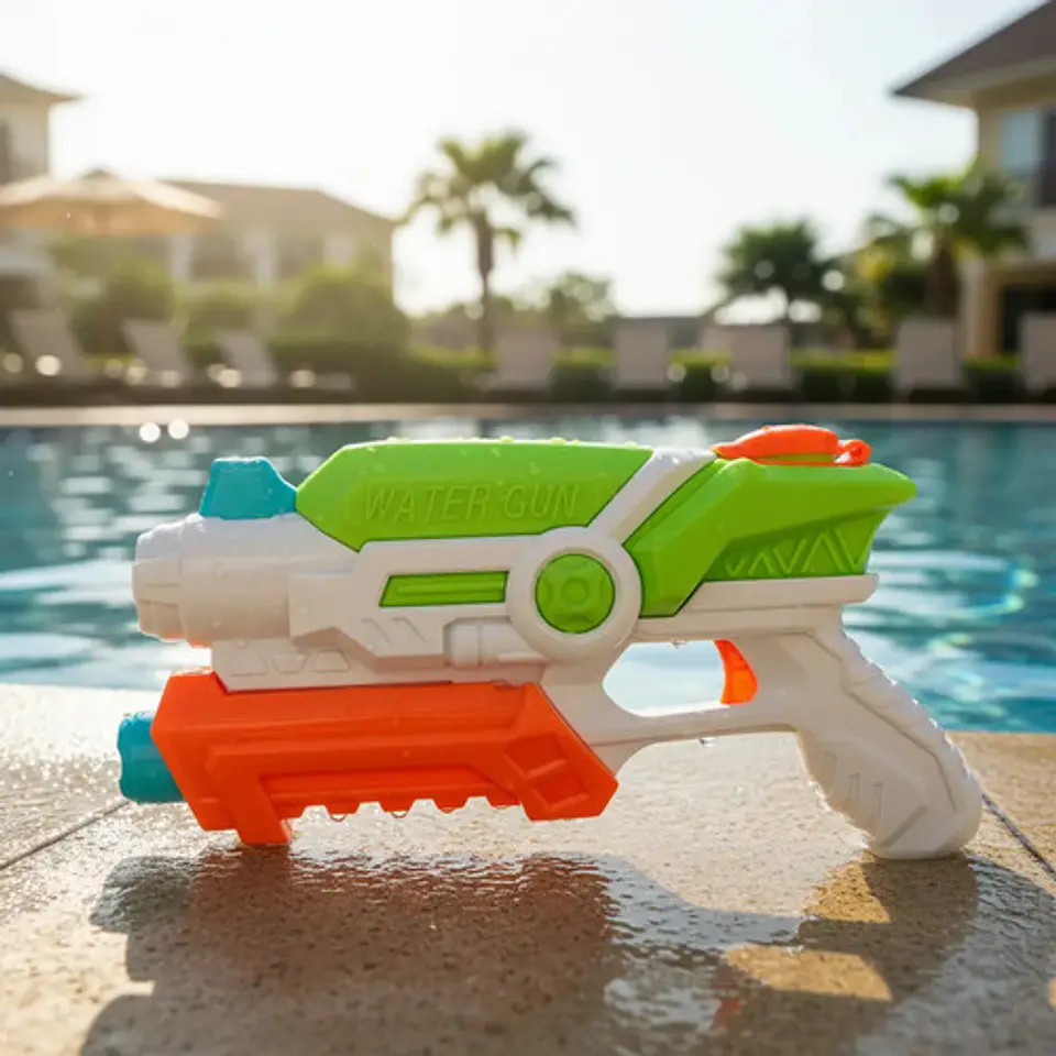 Lanzador Pistola  Agua 30 A 35cm Water Gun Piscina Vacacione 6
