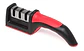Afilador Cuchillos Rama Design Acero Inoxidable 3 Etapas Mango Rojo - Miniatura 2