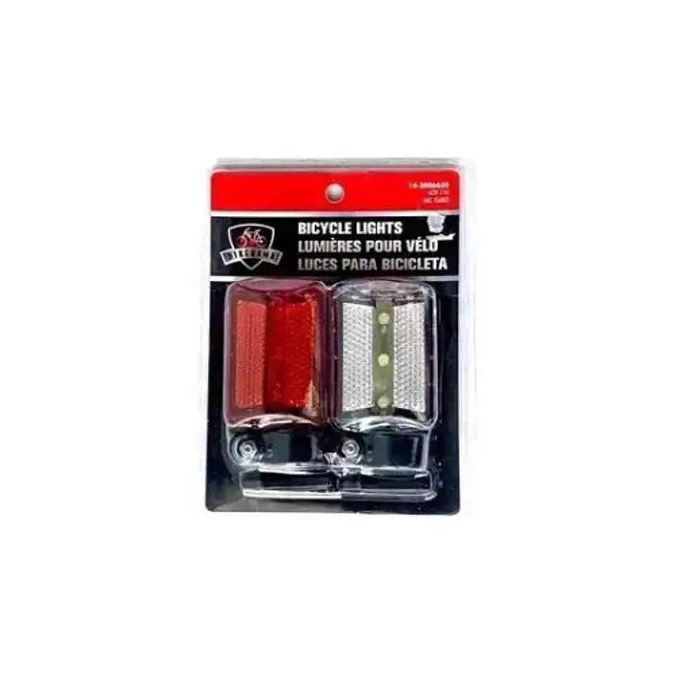 Luz Led Trasera Bicicleta Bikerama 3 Modos Seguridad Pila 14-3006635 2