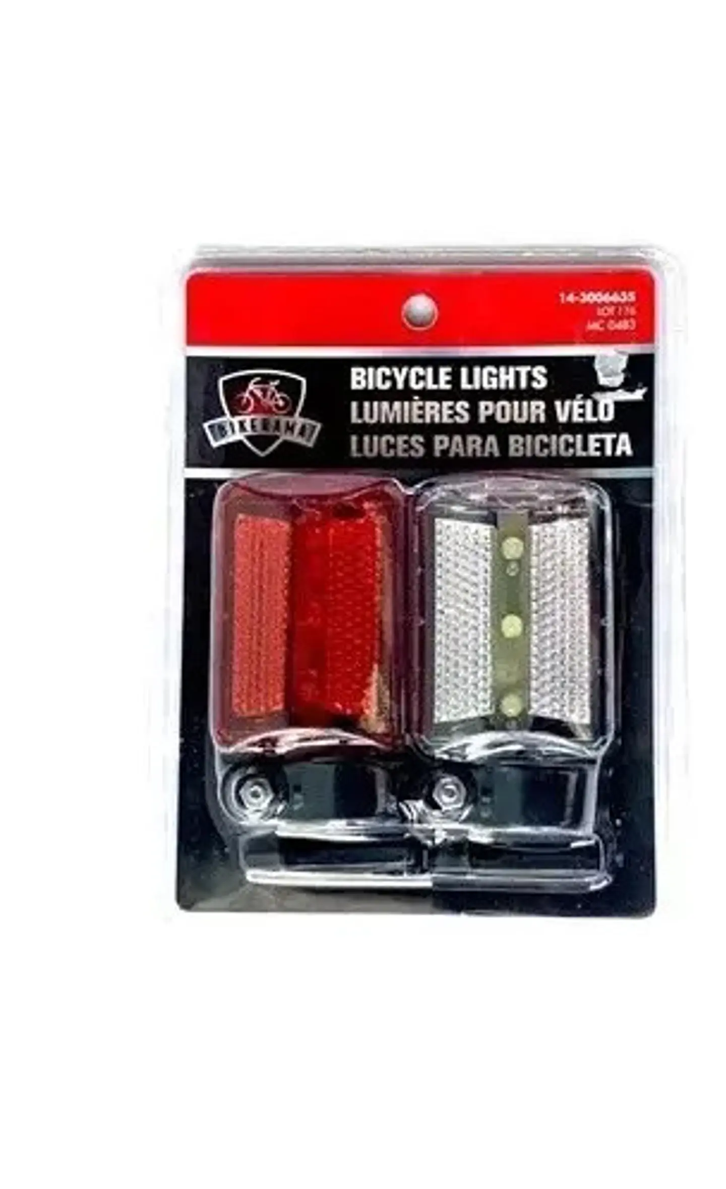 Luz Led Trasera Bicicleta Bikerama 3 Modos Seguridad Pila 14-3006635 5