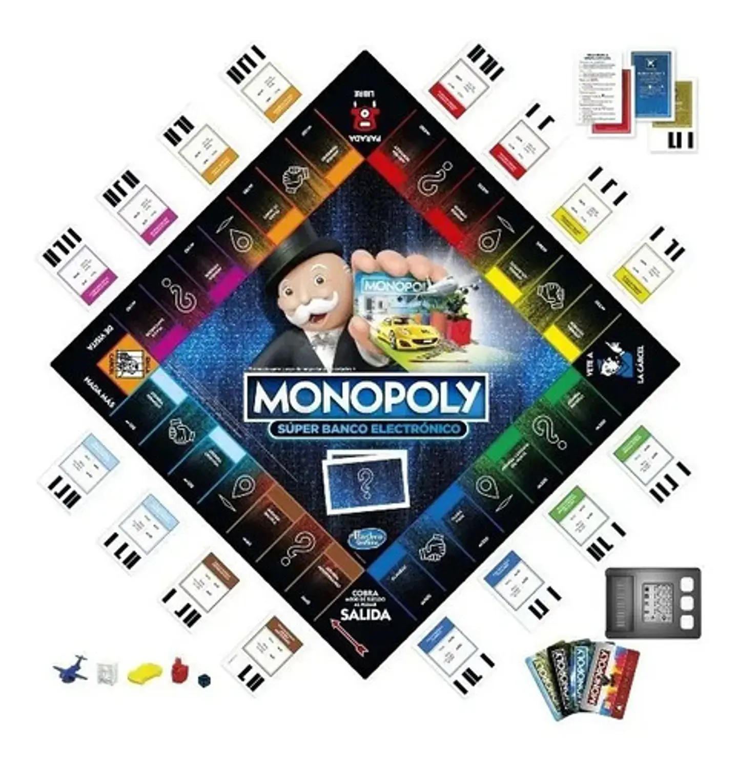 Juego De Mesa Monopoly Super Banco Electrónico Recompensas 2