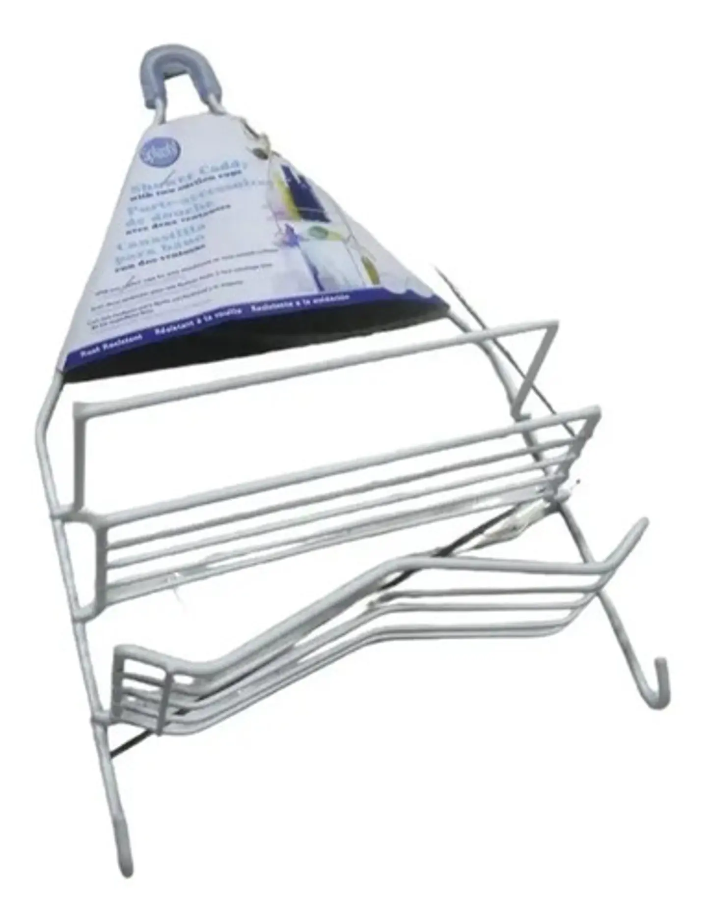 Canastilla Para Baño Organizador Ducha Metálico Cromado  11