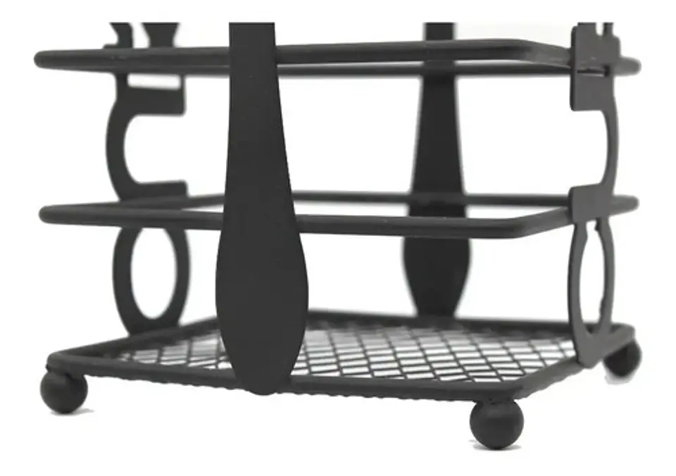 Porta Cubiertos Para Mesa  Metalico Canasta  3076209 6