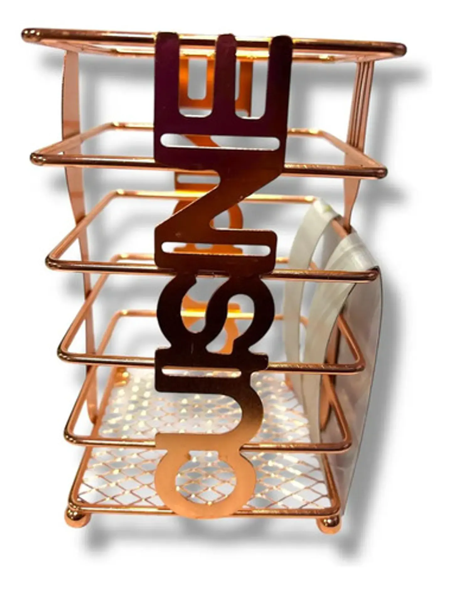 Porta Cubiertos Para Mesa  Metalico Canasta  3076209 8