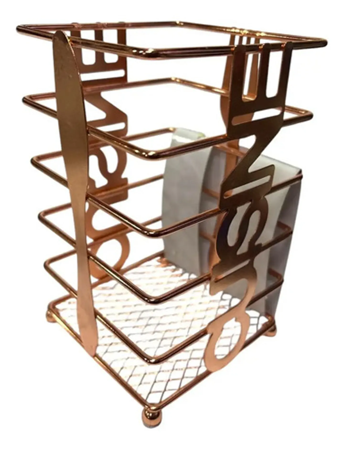 Porta Cubiertos Para Mesa  Metalico Canasta  3076209 9