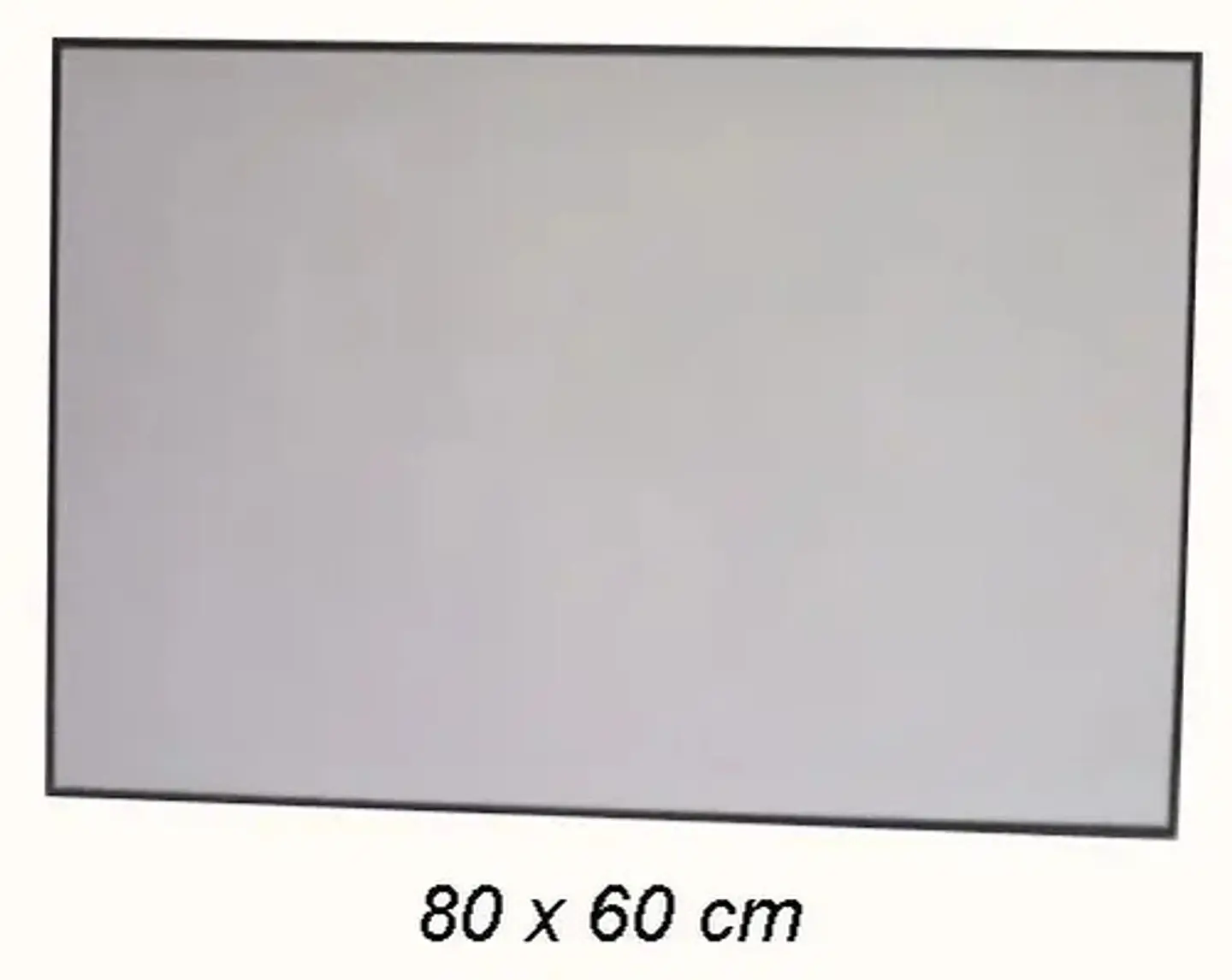 Tablero Acrílico Borrable 80x60cm Mediano +borrador Marcador 3