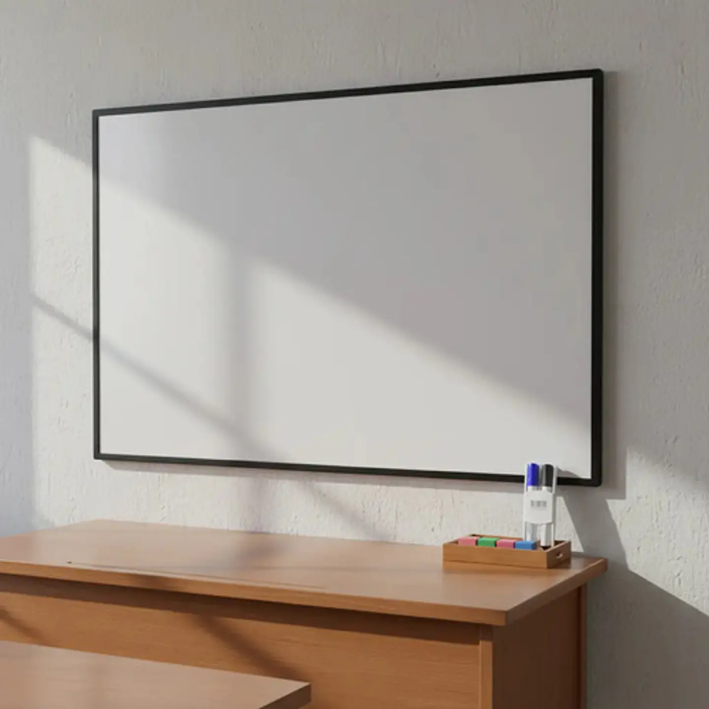 Tablero Acrílico Borrable 80x60cm Mediano +borrador Marcador 7