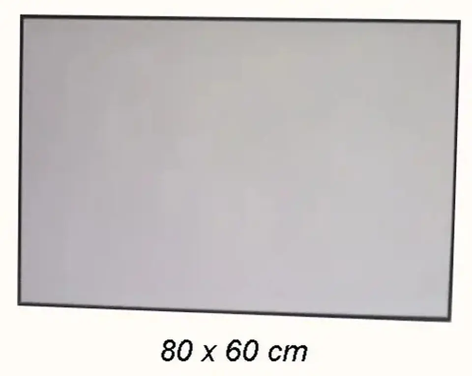 Tablero Acrílico Borrable 80x60cm Mediano +borrador Marcador 9