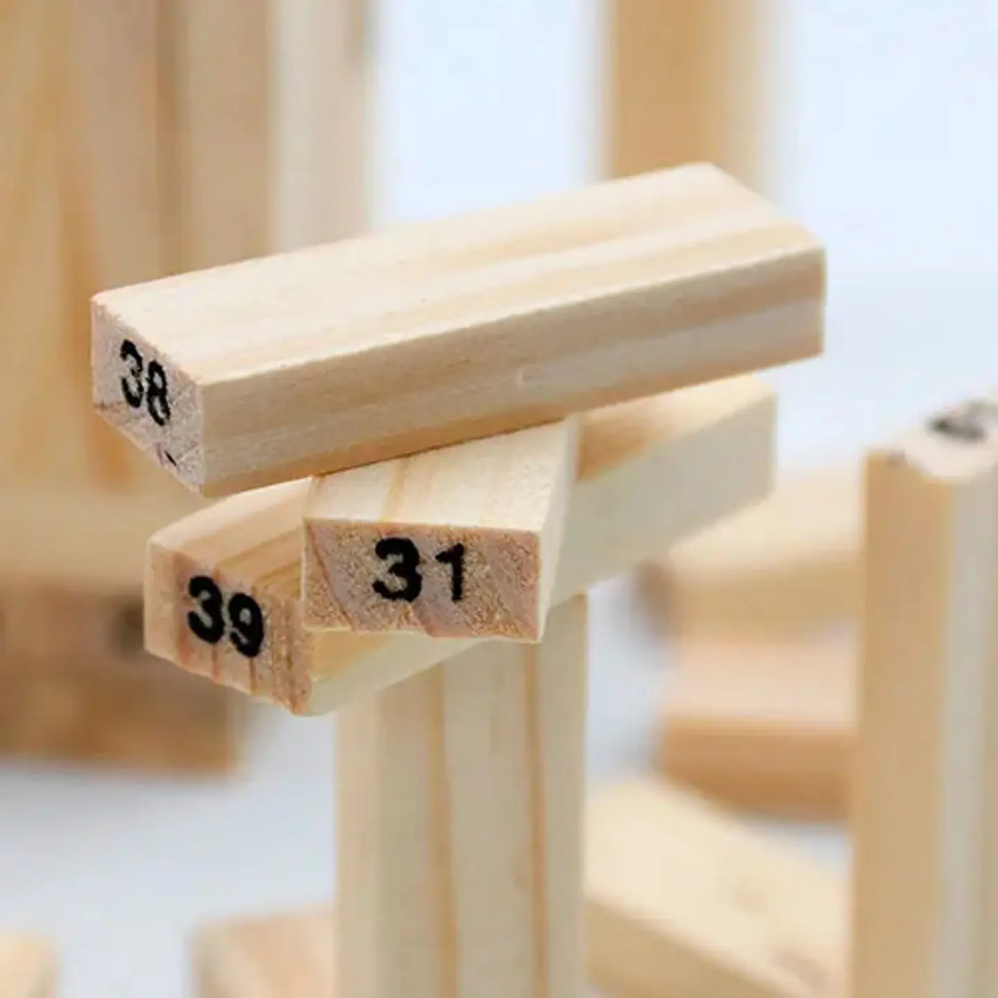 Juego de Mesa Yenga H&D de Madera para Destreza con 54 Bloques 2