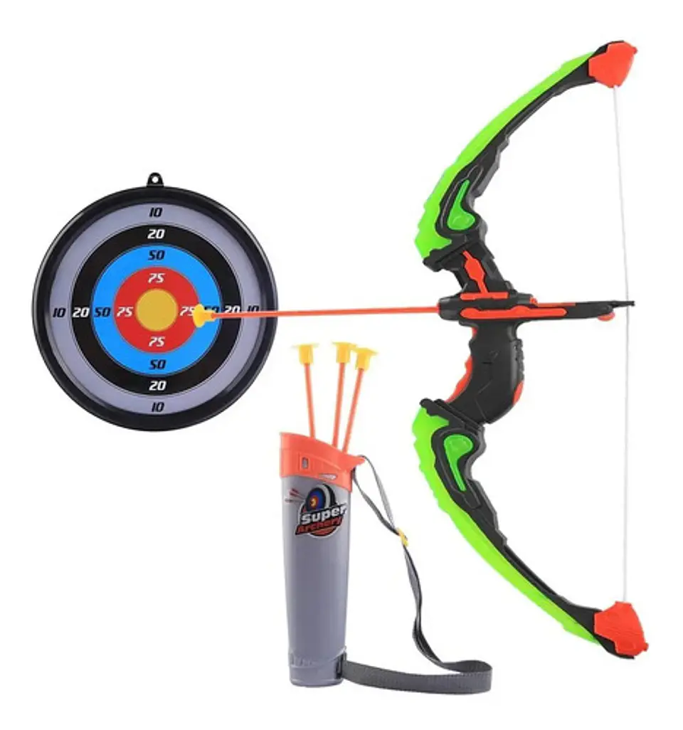 Set Arco Y Flechas Diana Infantil Niño Niña Tiro Al Blanco 1