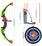 Set Arco Y Flechas Diana Infantil Niño Niña Tiro Al Blanco - Miniatura 2