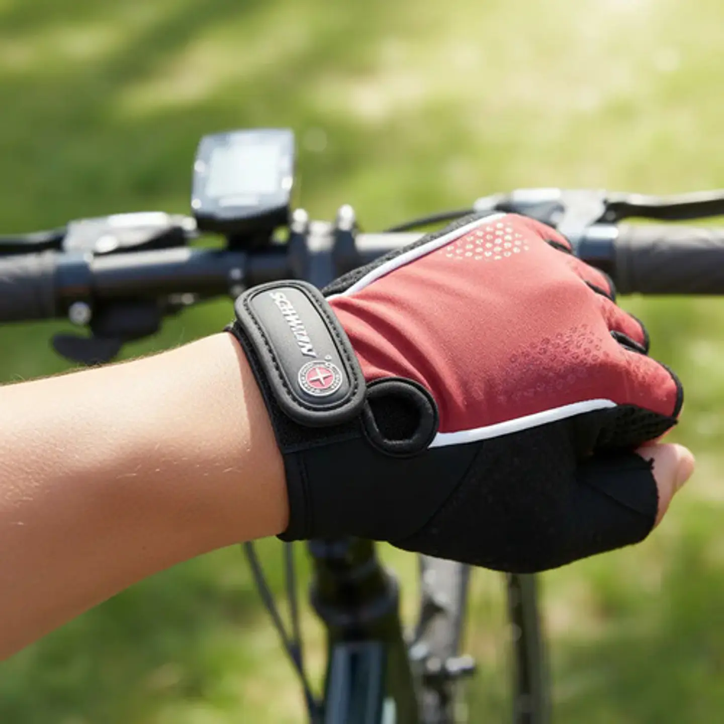Guantes Cortos Schwinn Ciclista Talla L Rojo Sw-5116pk Rojo G 4