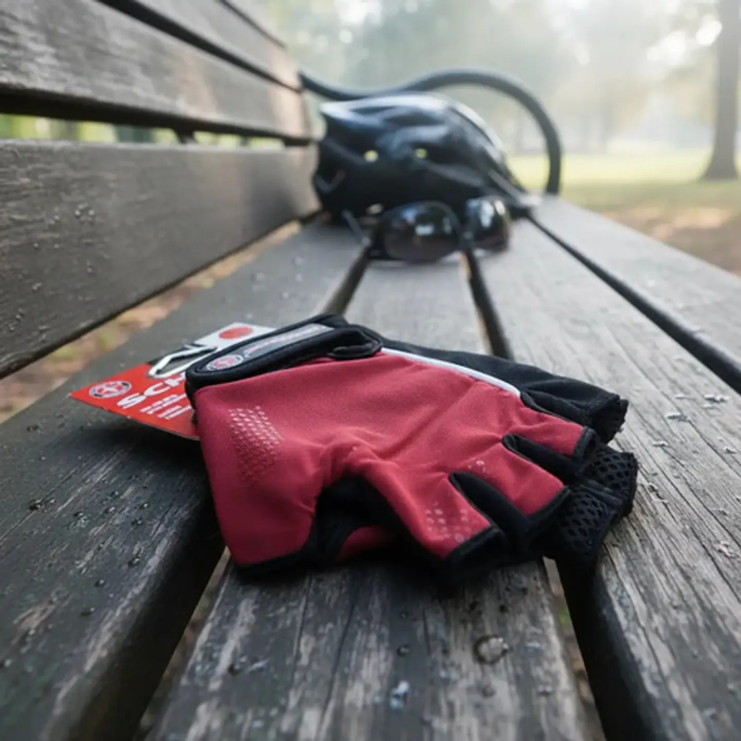 Guantes Cortos Schwinn Ciclista Talla L Rojo Sw-5116pk Rojo G 5