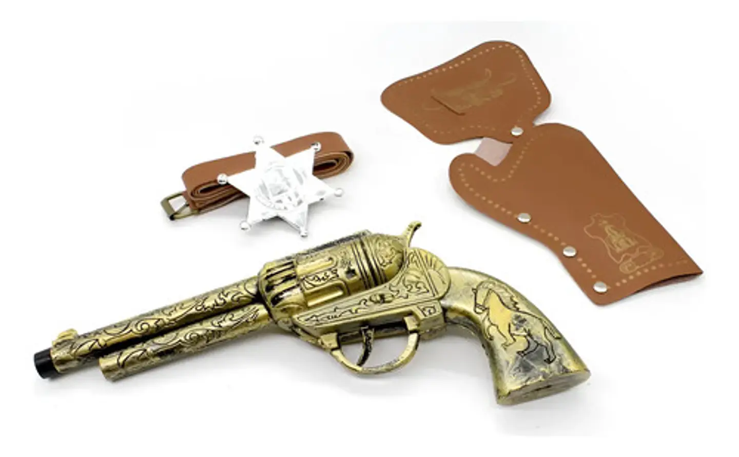 Set De Vaqueros Oeste Sheriff Juguete Halloween Niños 1