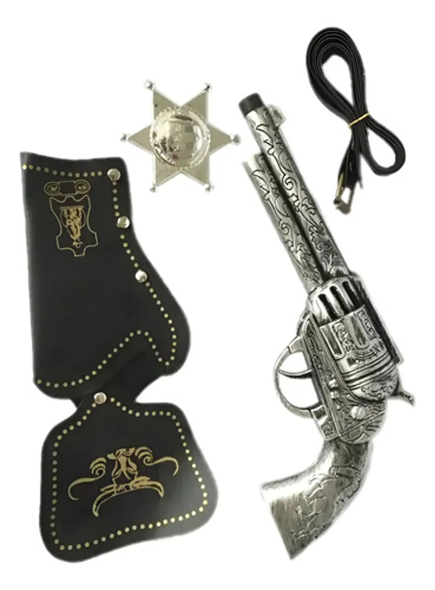 Set De Vaqueros Oeste Sheriff Juguete Halloween Niños 4