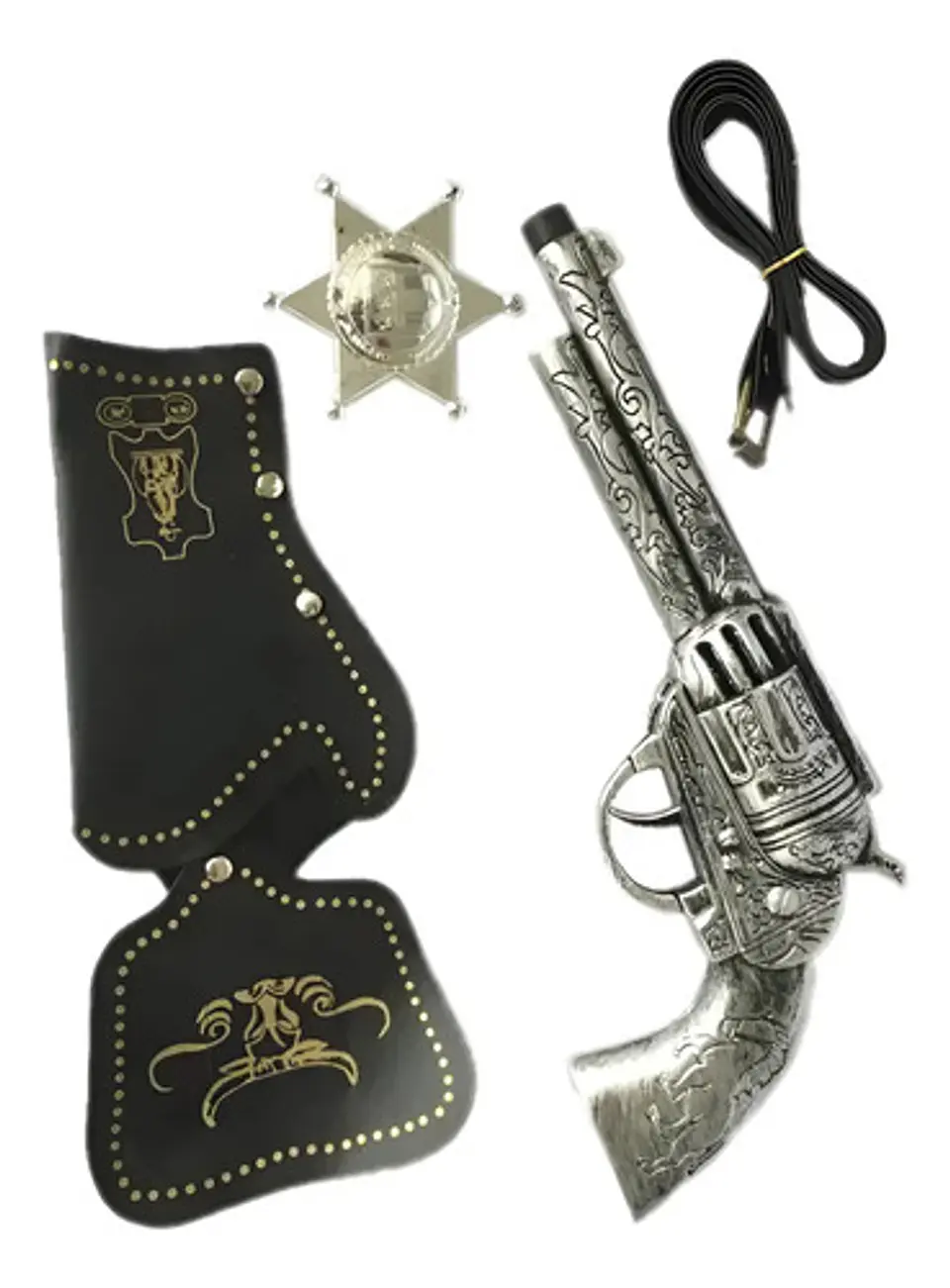 Set De Vaqueros Oeste Sheriff Juguete Halloween Niños 4