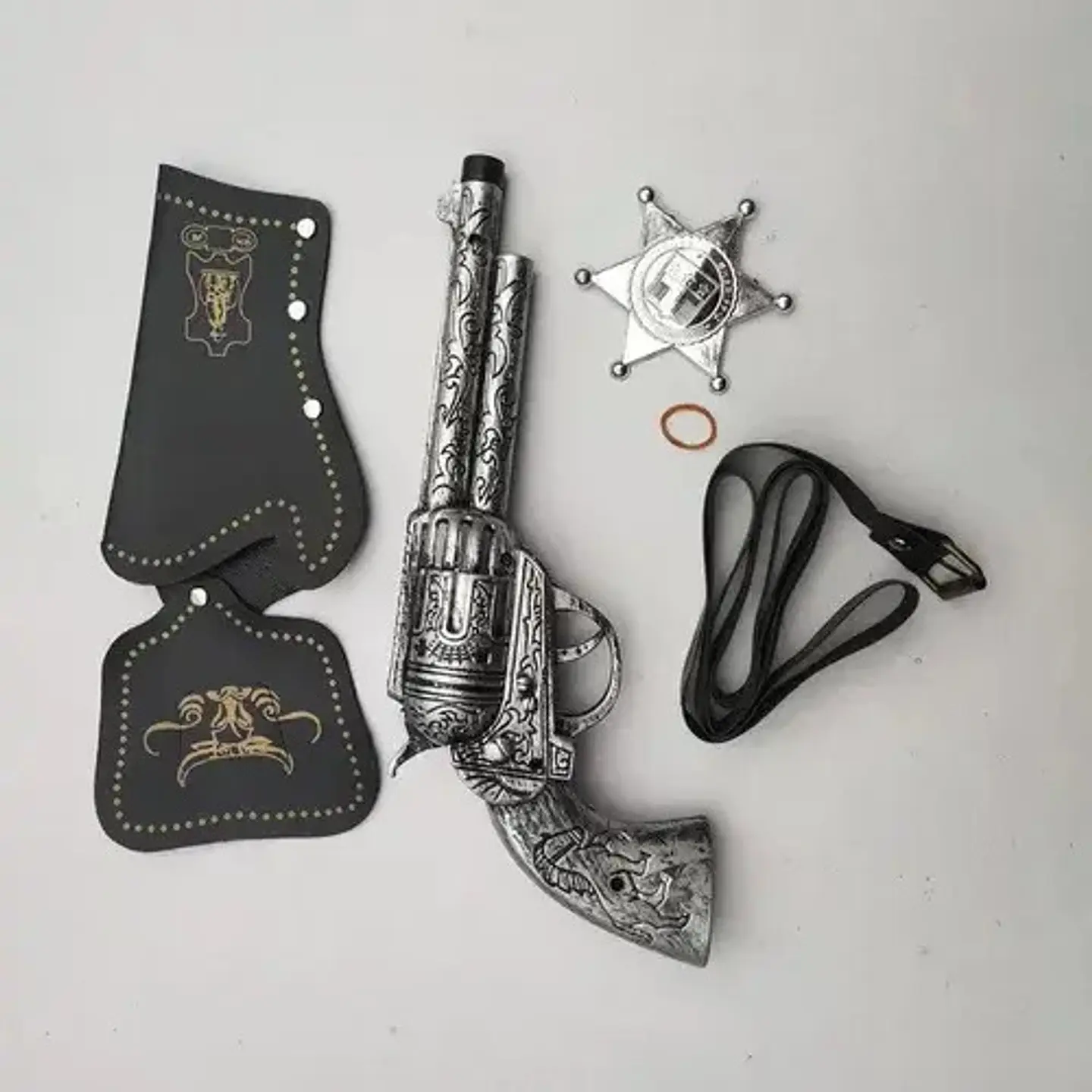 Set De Vaqueros Oeste Sheriff Juguete Halloween Niños 5