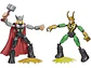 Figura Flexible Thor Marvel Bend And Flex 15cm Hasbro Articulada - Miniatura 1