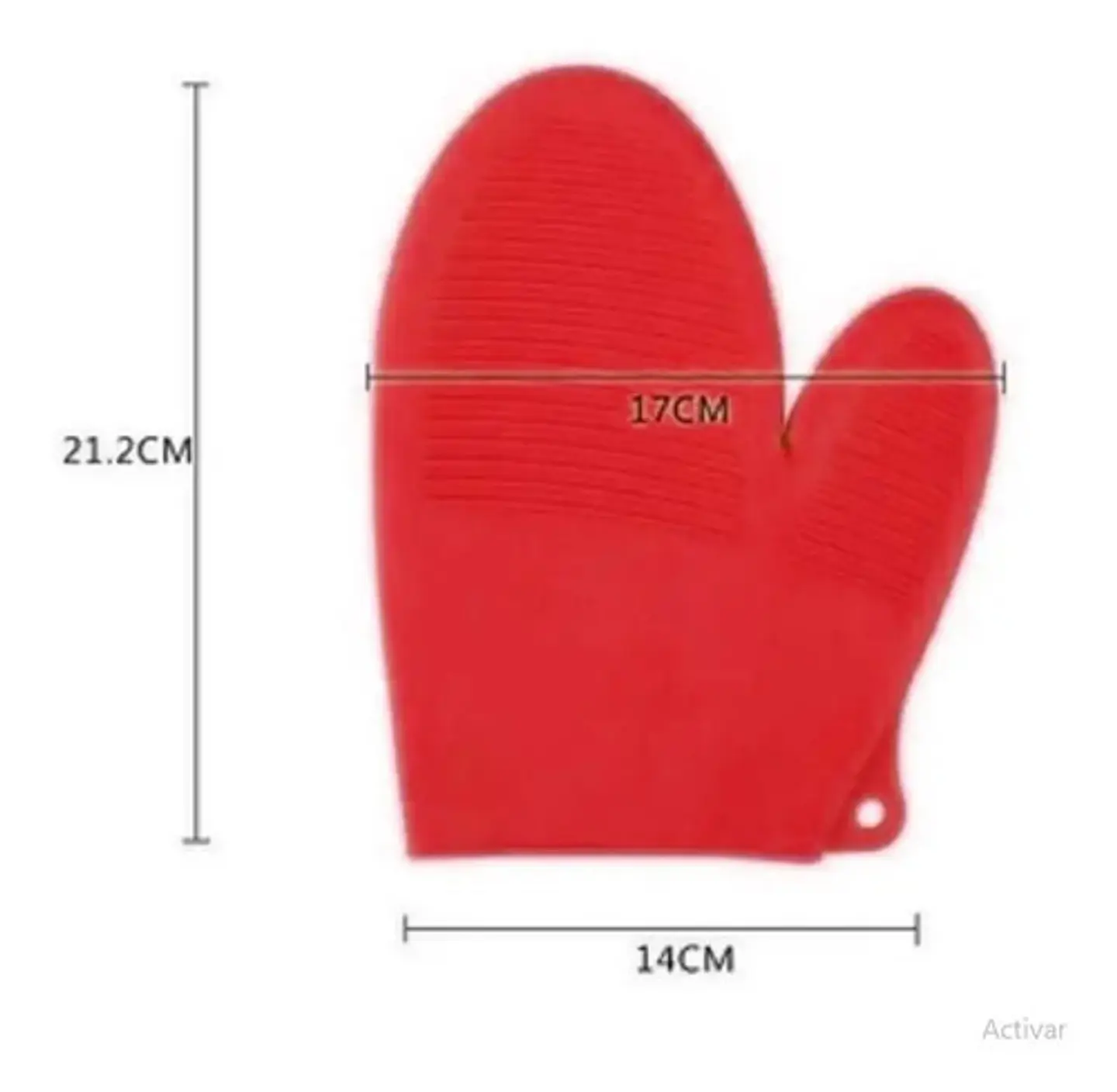 Guante De Cocina Resistente Al Calor Silicona Rama Design 4
