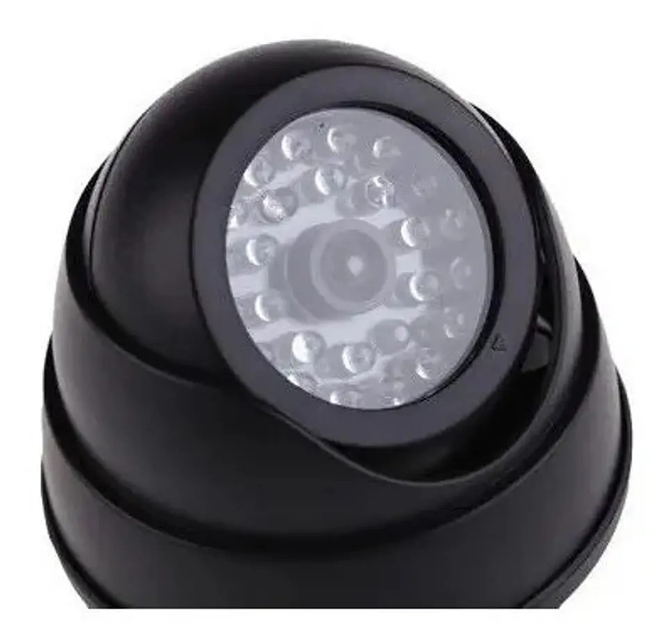 Cámara Falsa Domo Dummy Seguridad Led Intermitente 3051297 3