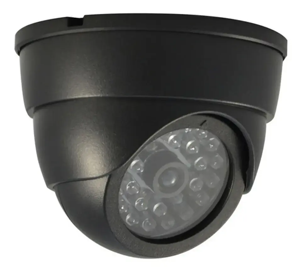 Cámara Falsa Domo Dummy Seguridad Led Intermitente 3051297 4