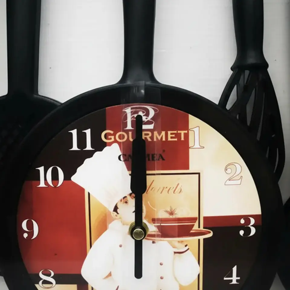 Reloj Pared Cocina Hogar Cuchara Cucharones Decoración 108-1 4