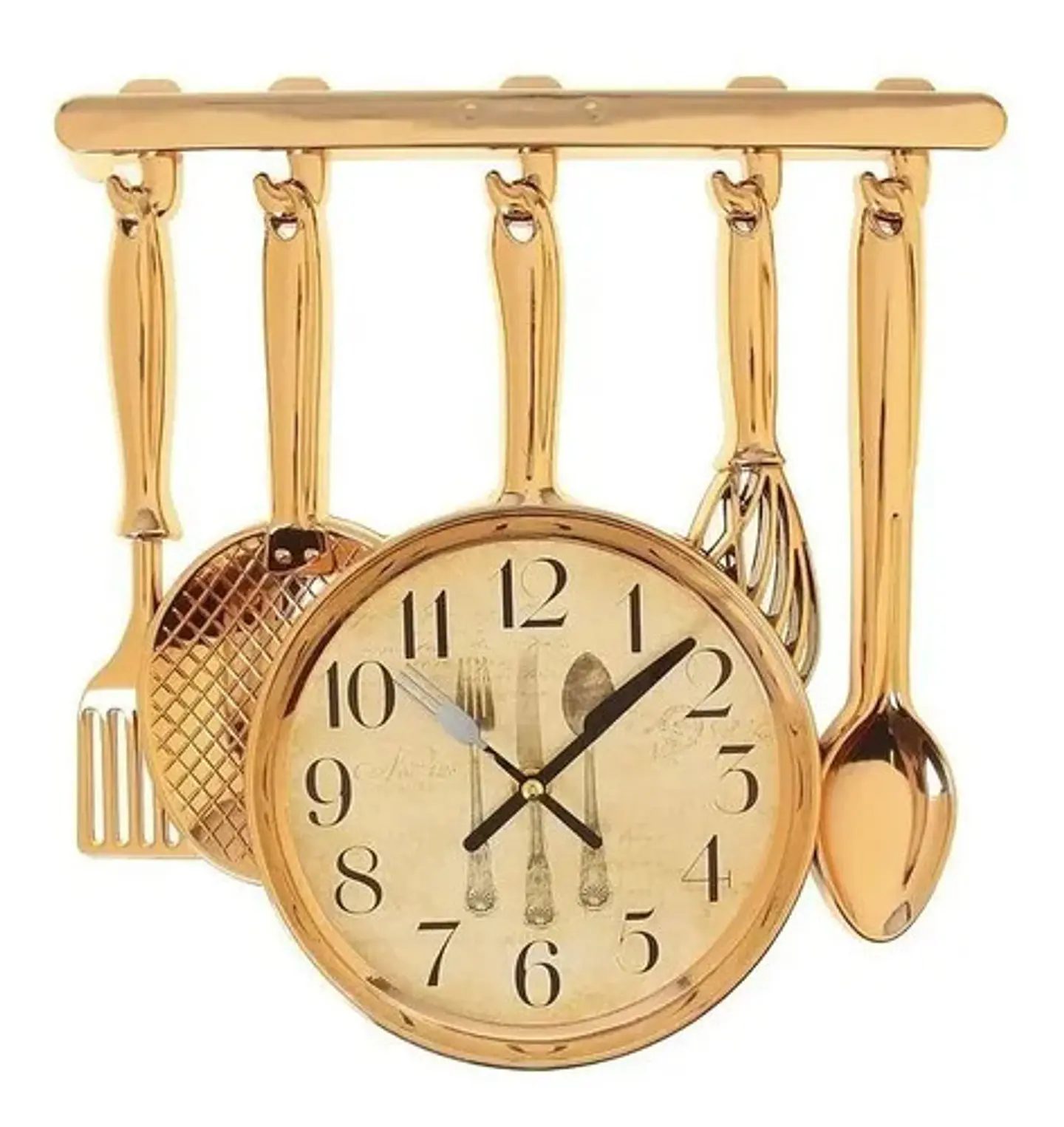 Reloj Pared Cocina Hogar Cuchara Cucharones Decoración 108-1 11