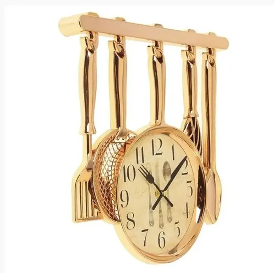 Reloj Pared Cocina Hogar Cuchara Cucharones Decoración 108-1 12