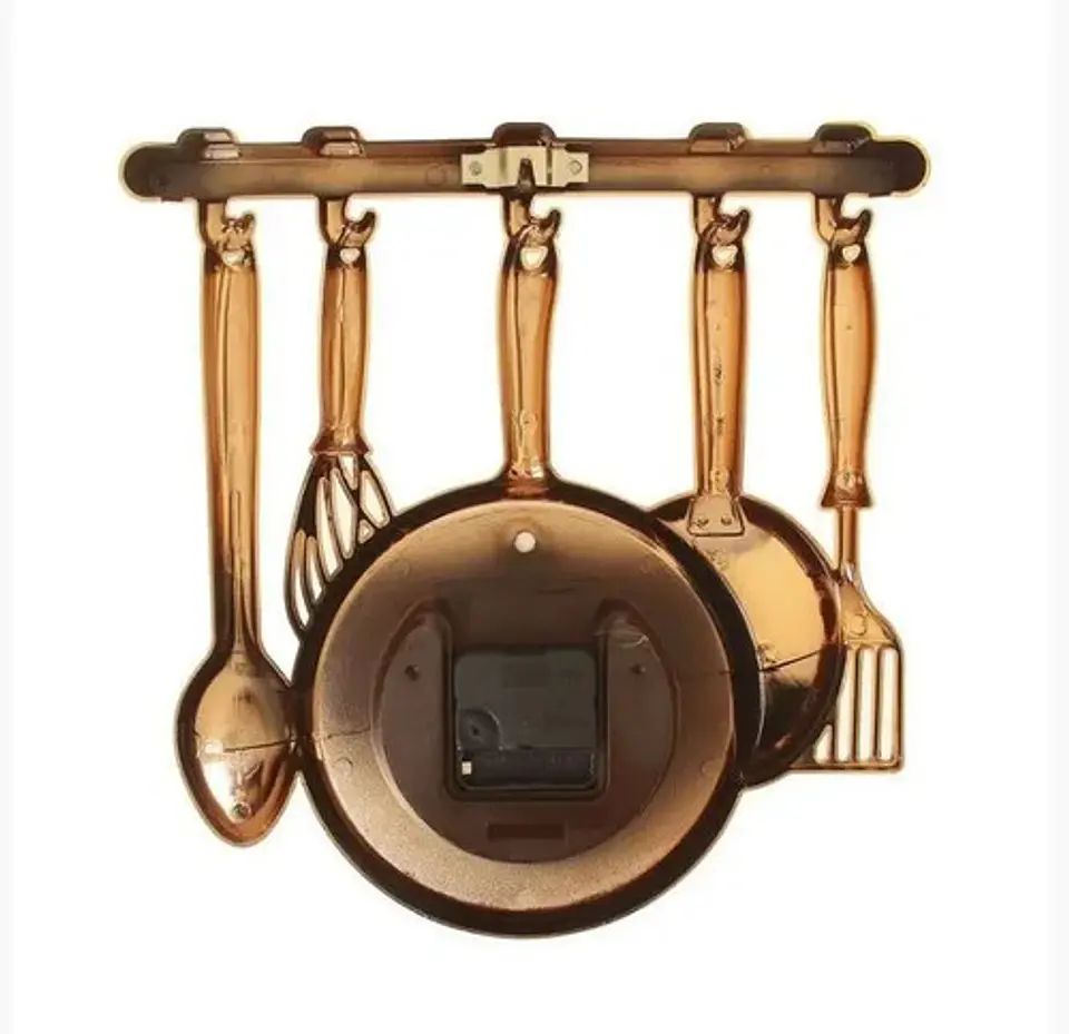 Reloj Pared Cocina Hogar Cuchara Cucharones Decoración 108-1 13