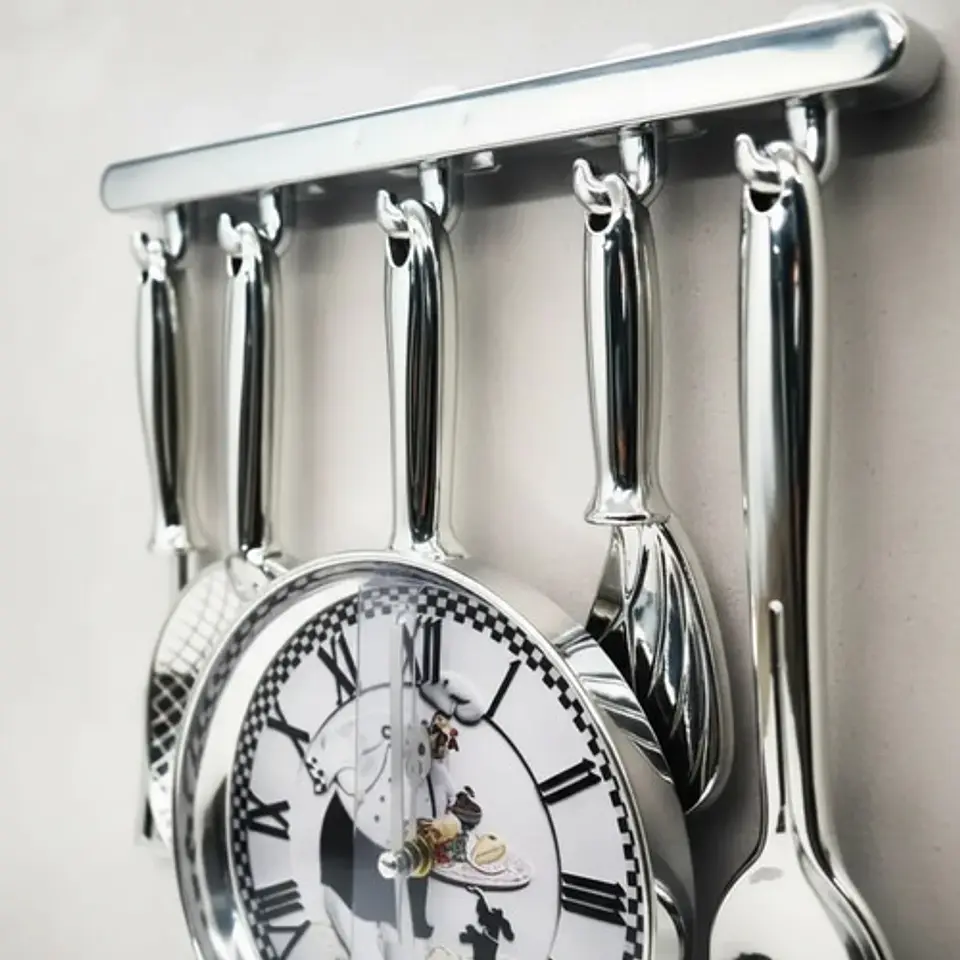 Reloj Pared Cocina Hogar Cuchara Cucharones Decoración 108-1 20